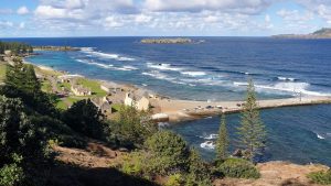 Panorama of the Norfolk Island settlement